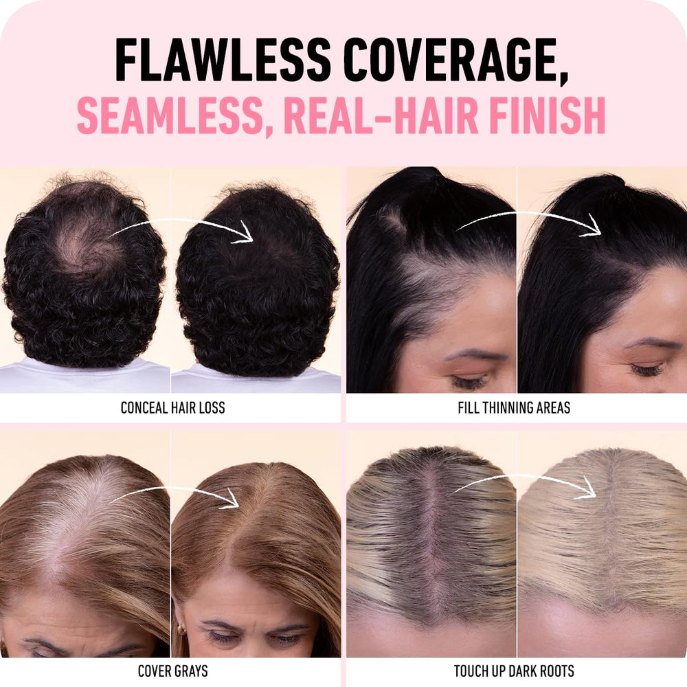 Boldify Hairline Powder washes out easily with shampoo.
