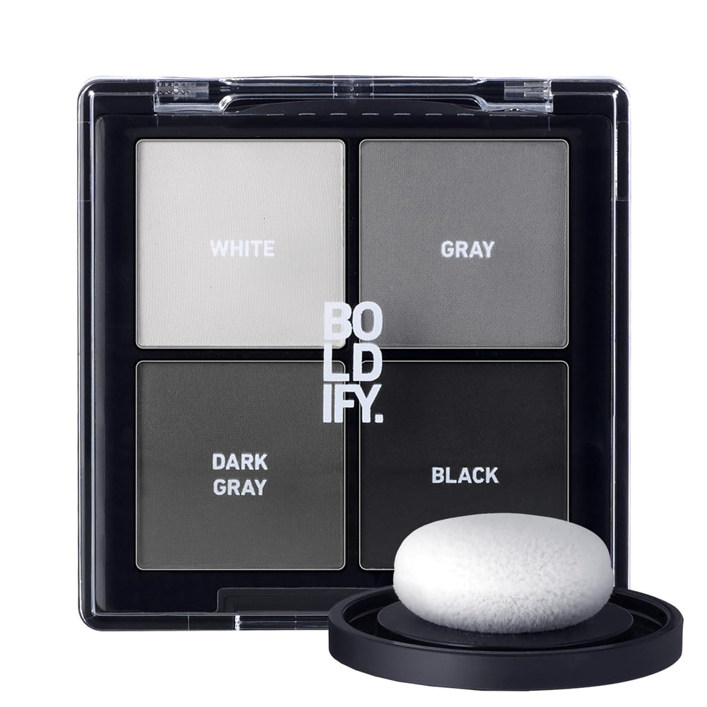 Boldify hairline powder sample kit cover previews shade options for selection.