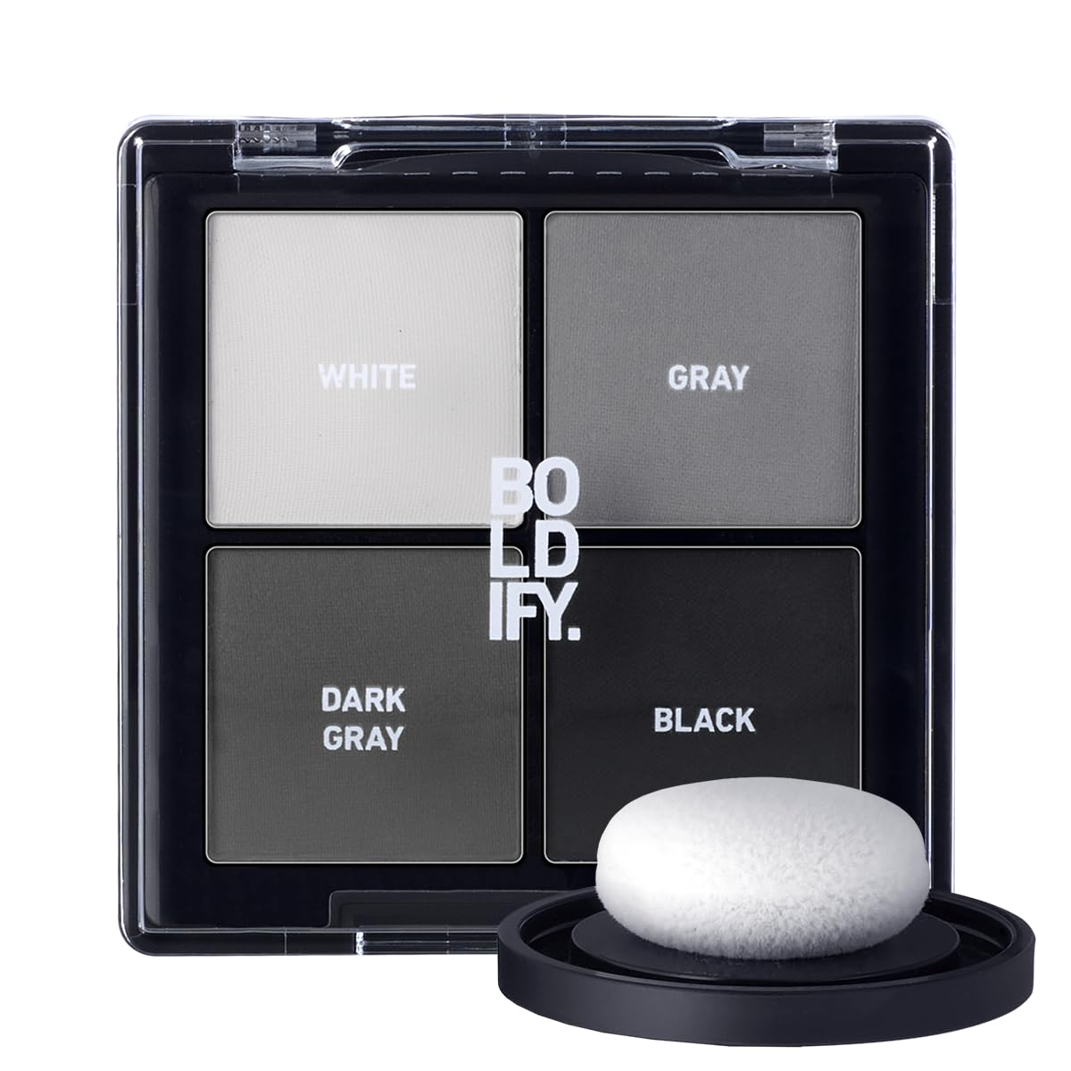 Boldify hairline powder sample kit cover previews shade options for selection.