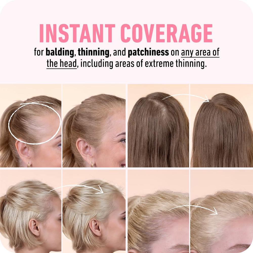 Boldify Hairline Powder stays put through sweat and rain all day.