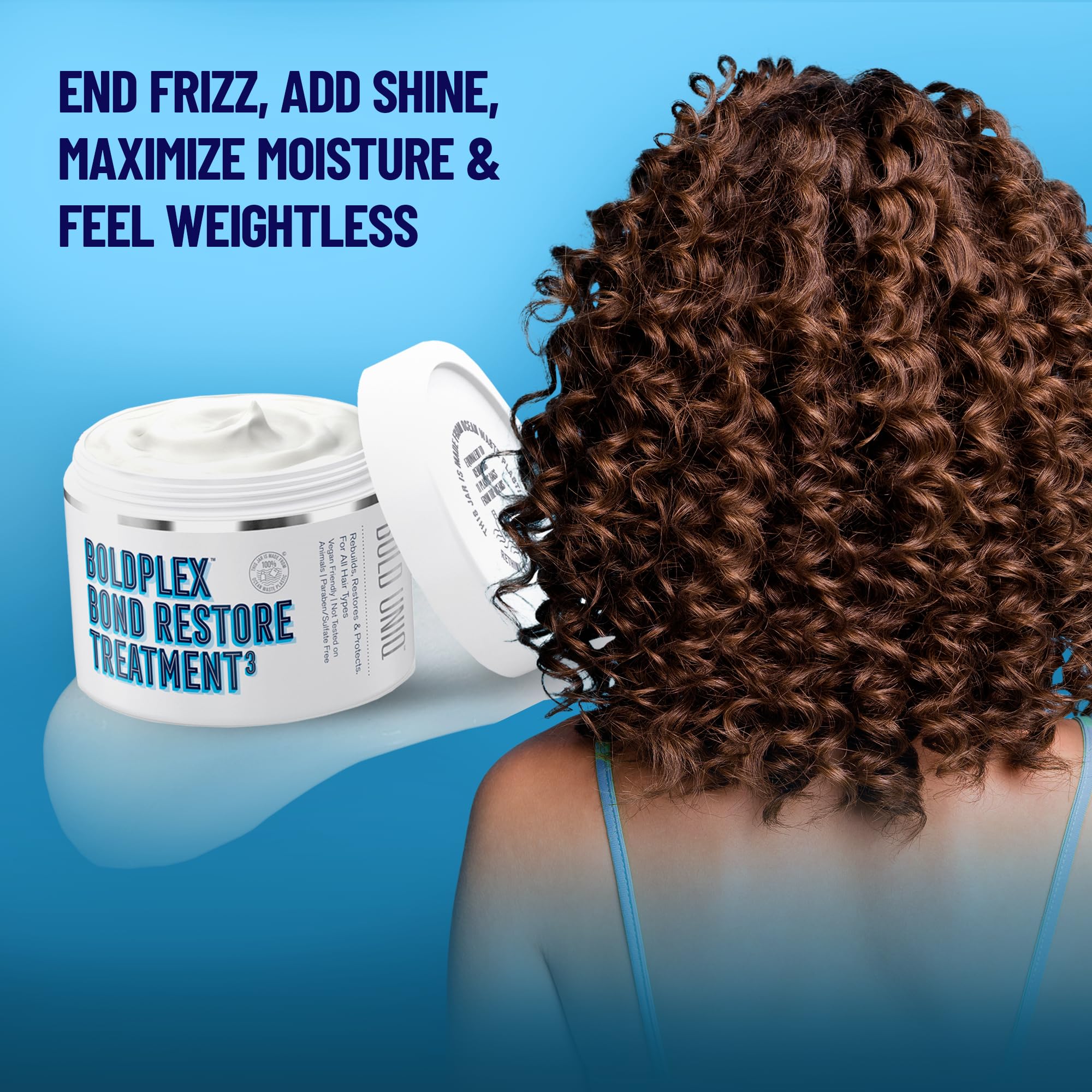BoldPlex rinse step illustrating easy removal and final softness.