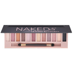 BOLOPER 12-color nude eyeshadow palette compact offers versatile neutrals for daily looks.