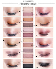 BOLOPER 12-color nude eyeshadow palette swatches showcase rich matte and shimmer finishes.