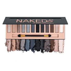 BOLOPER Paleta 12 colores ahumado, sombras intensas para un look duradero.