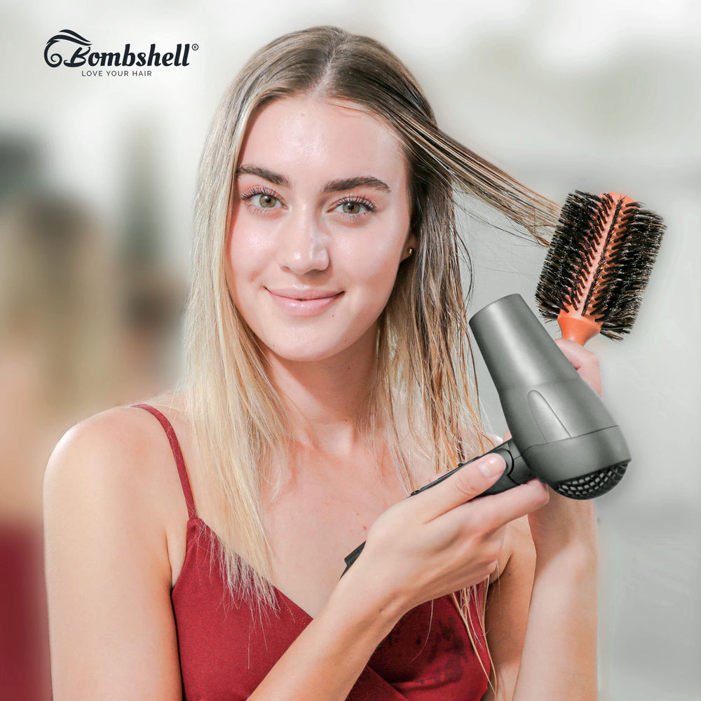 Eco-friendly materials in Bombshell boar bristle round brush