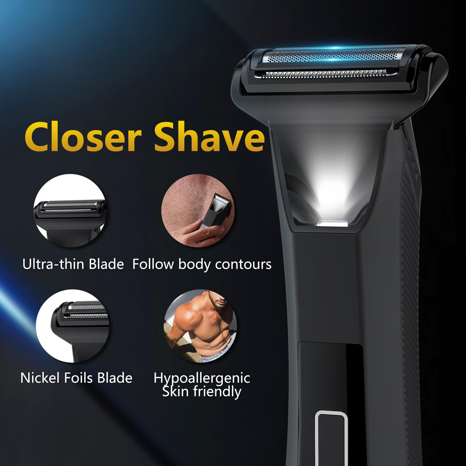 Bomic Manscape nose trimmer for quick, tidy grooming