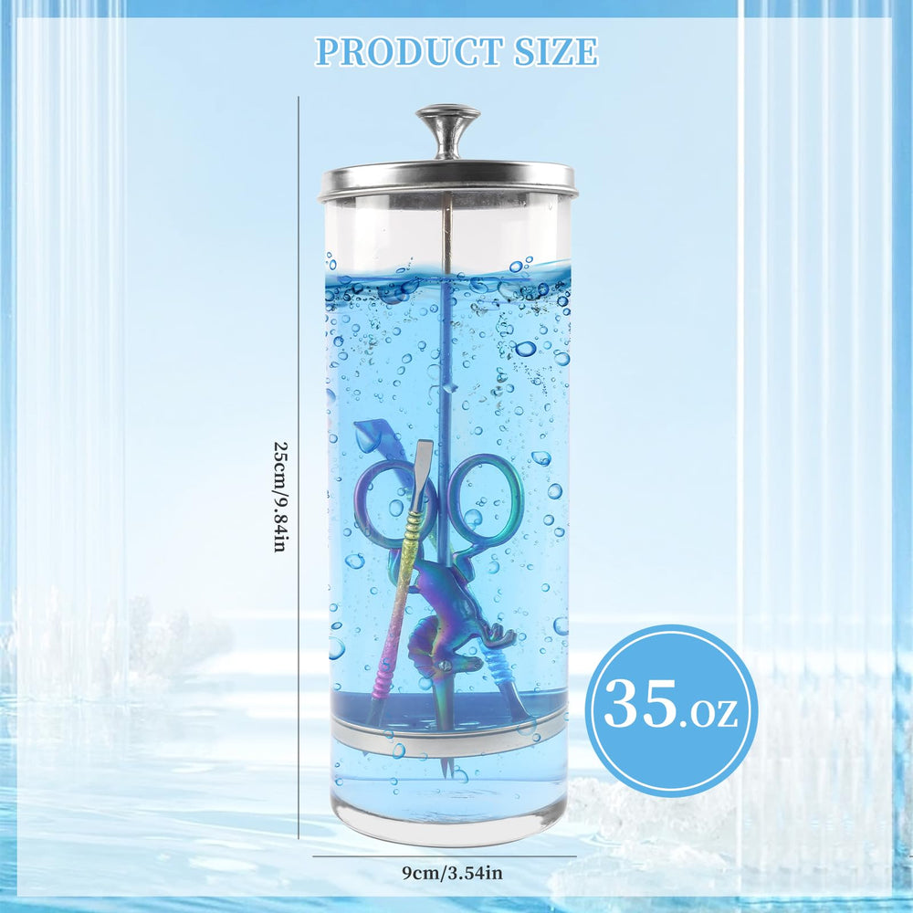 BOMOQING compact 1035ml jar fits busy salon stations efficiently.