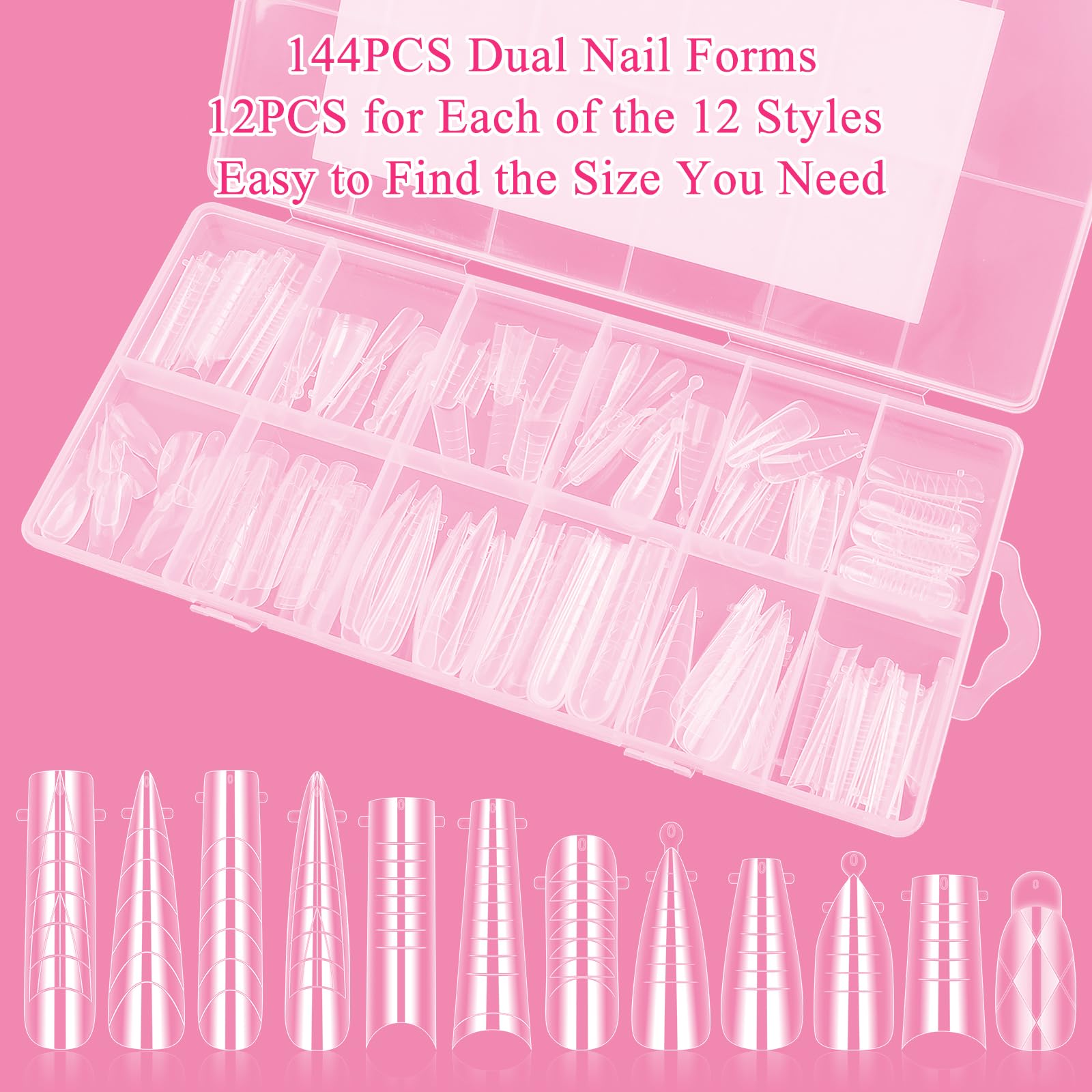 BOMOQING nail brush helps clean and prep for extensions.