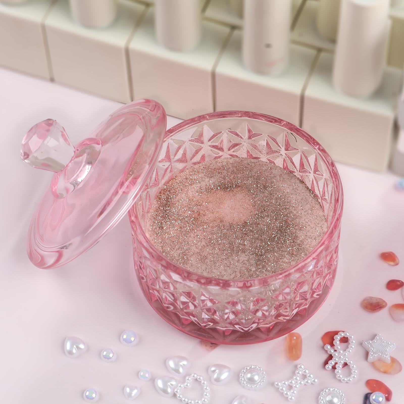 BOMOQING Nail Dappen Dish packed with protective foam packaging.