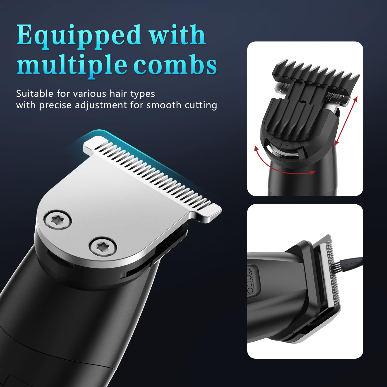 Bomxin detailing trimmer for sharp mustache lines.
