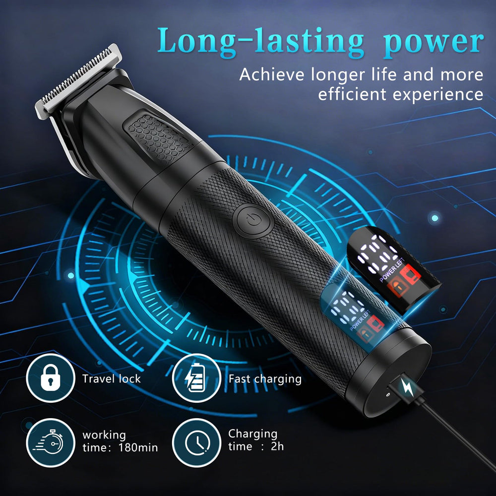 Bomxin hair clipper with adjustable guards delivering even cuts.