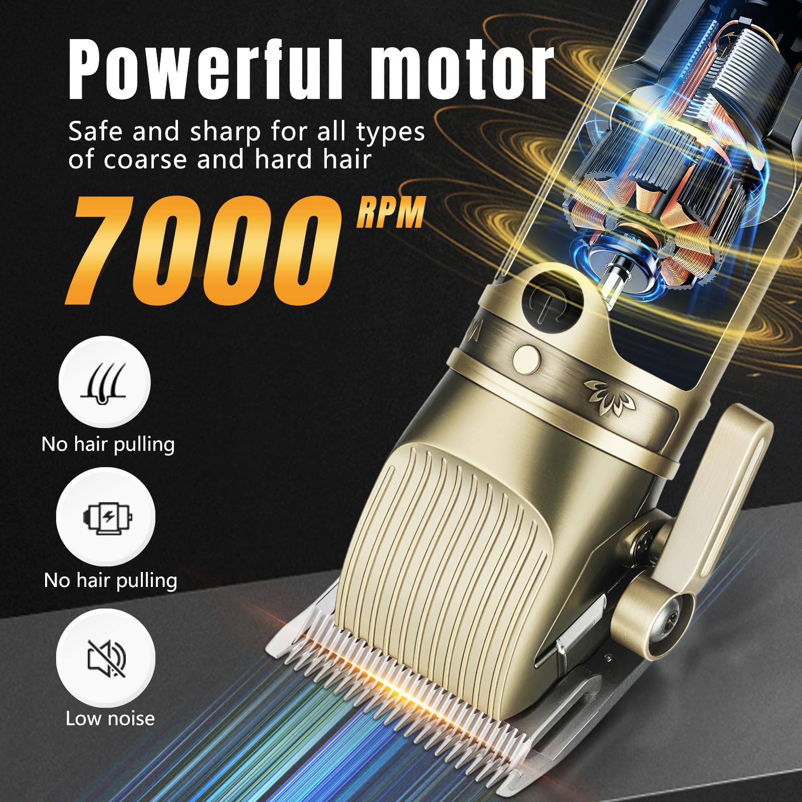 Bomxin T-Blade trimmer close-up for precise edge definition