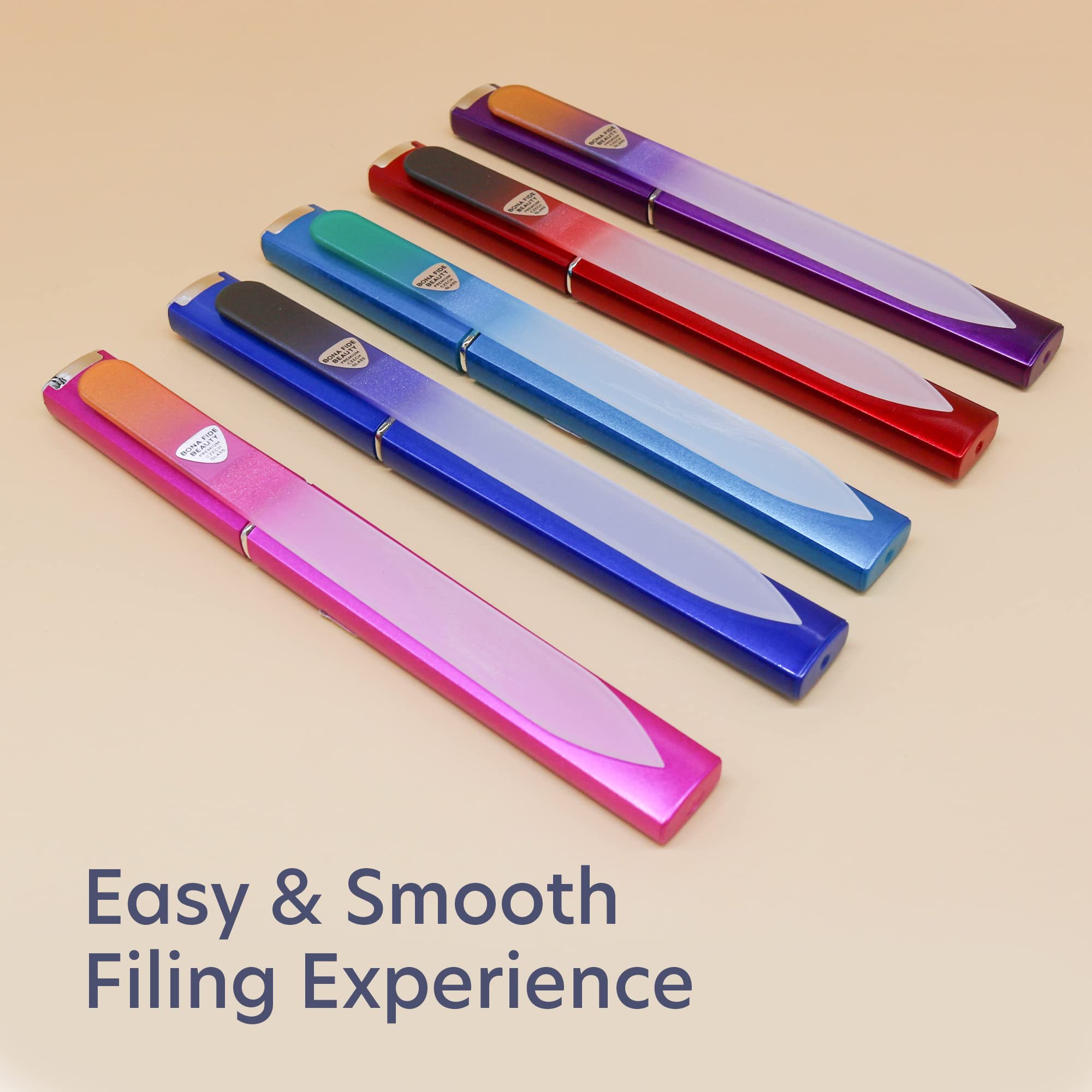 Bohemian glass texture from Bona Fide Beauty highlighting durable, reusable files.