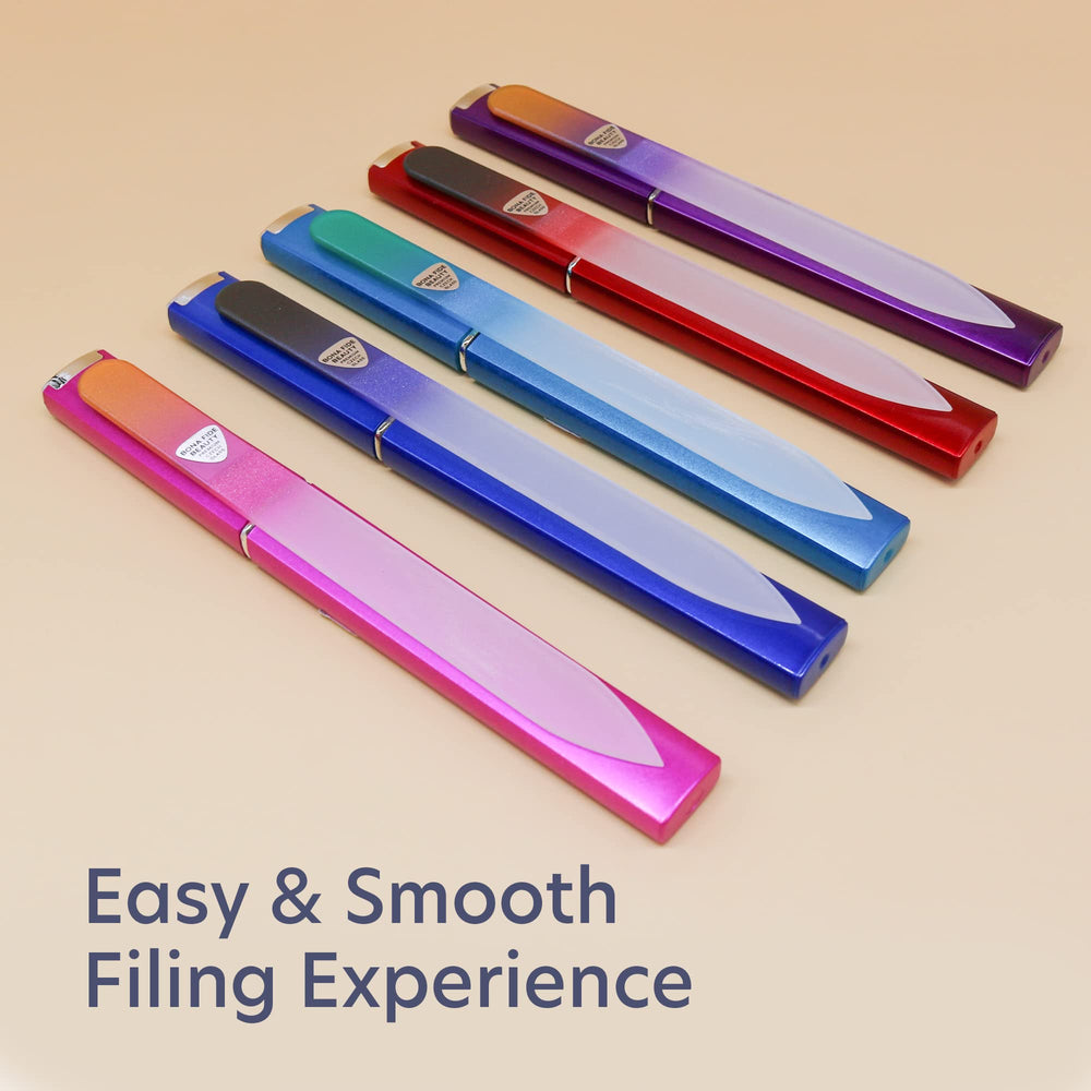 Bohemian glass texture from Bona Fide Beauty highlighting durable, reusable files.