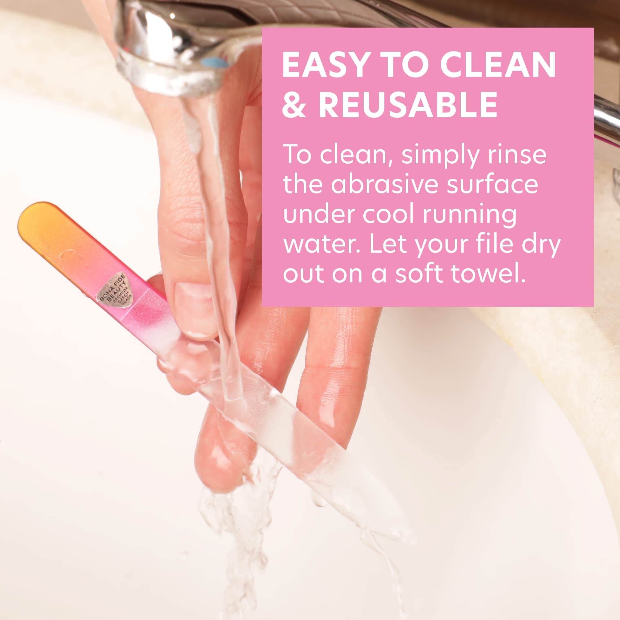 Bona Fide Beauty nail file case protects your tool on the go