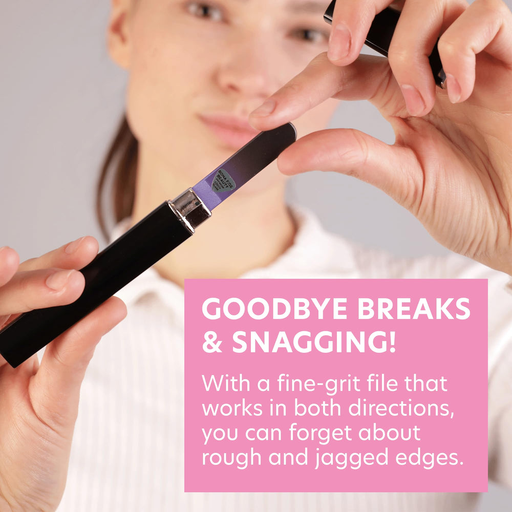 Bona Fide Beauty glass nail file cleaning and reuse after grooming