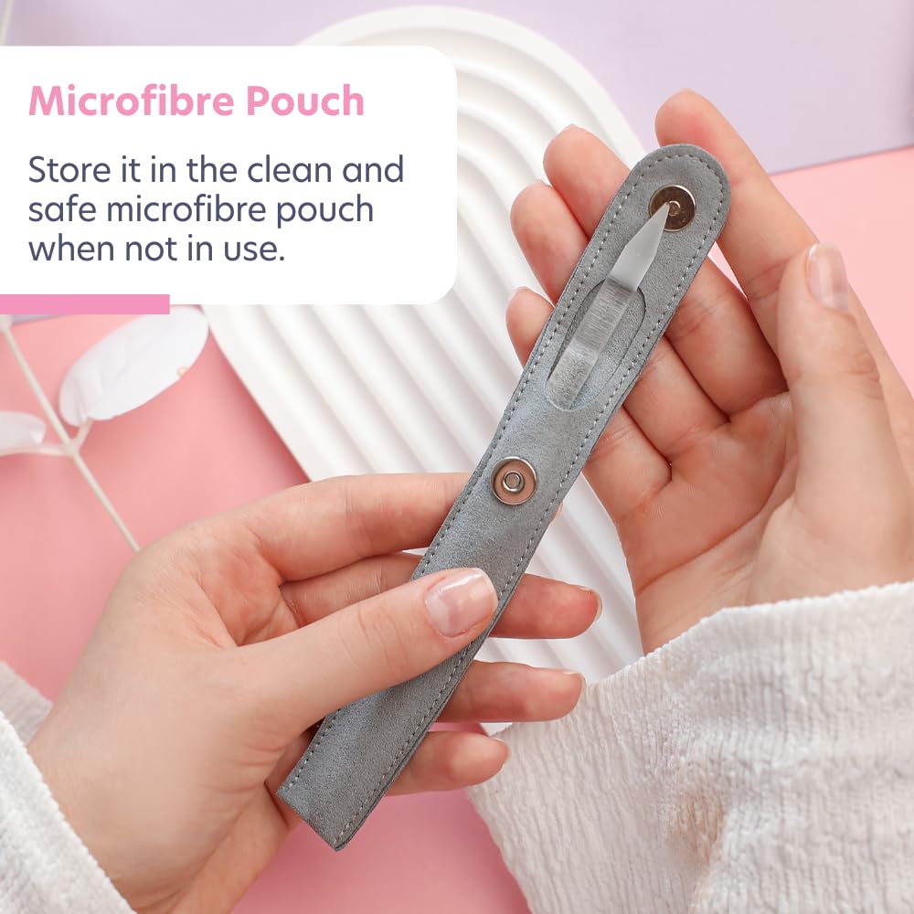 BONA FIDE BEAUTY tempered Czech glass emphasizes durability