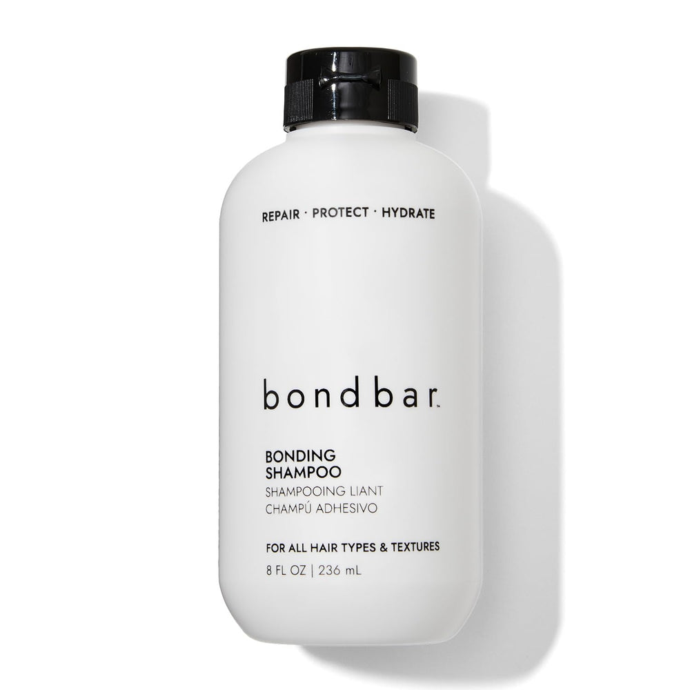 Bondbar Champú Reparador en botella, ideal para uso diario y cuidado suave.