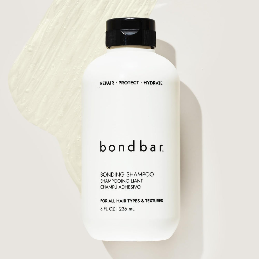 Bondbar Champú Reparador etiqueta detallada con ingredientes claros.