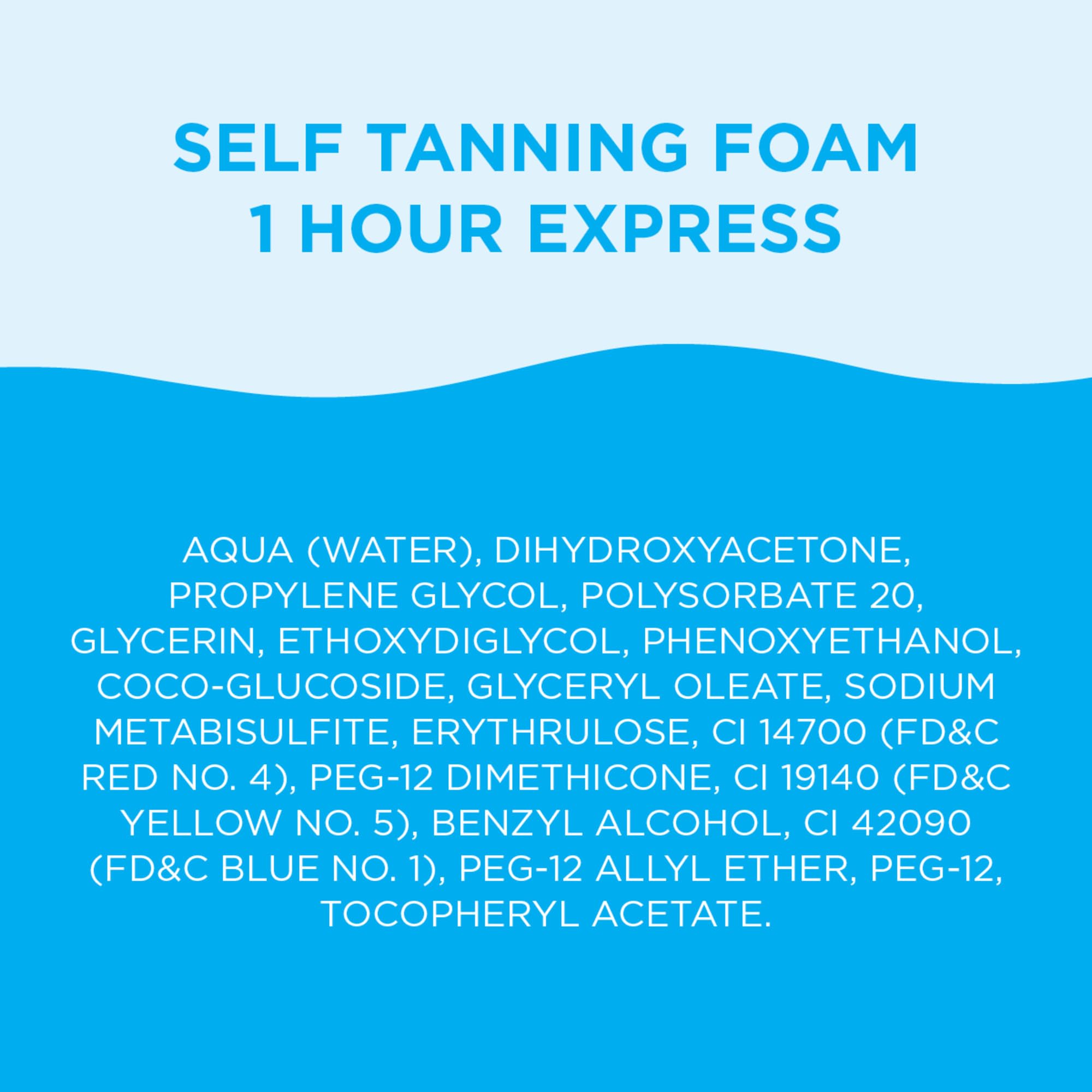 Bondi Sands 1 Hour Express Foam bottle tilt shot shows controlled flow.