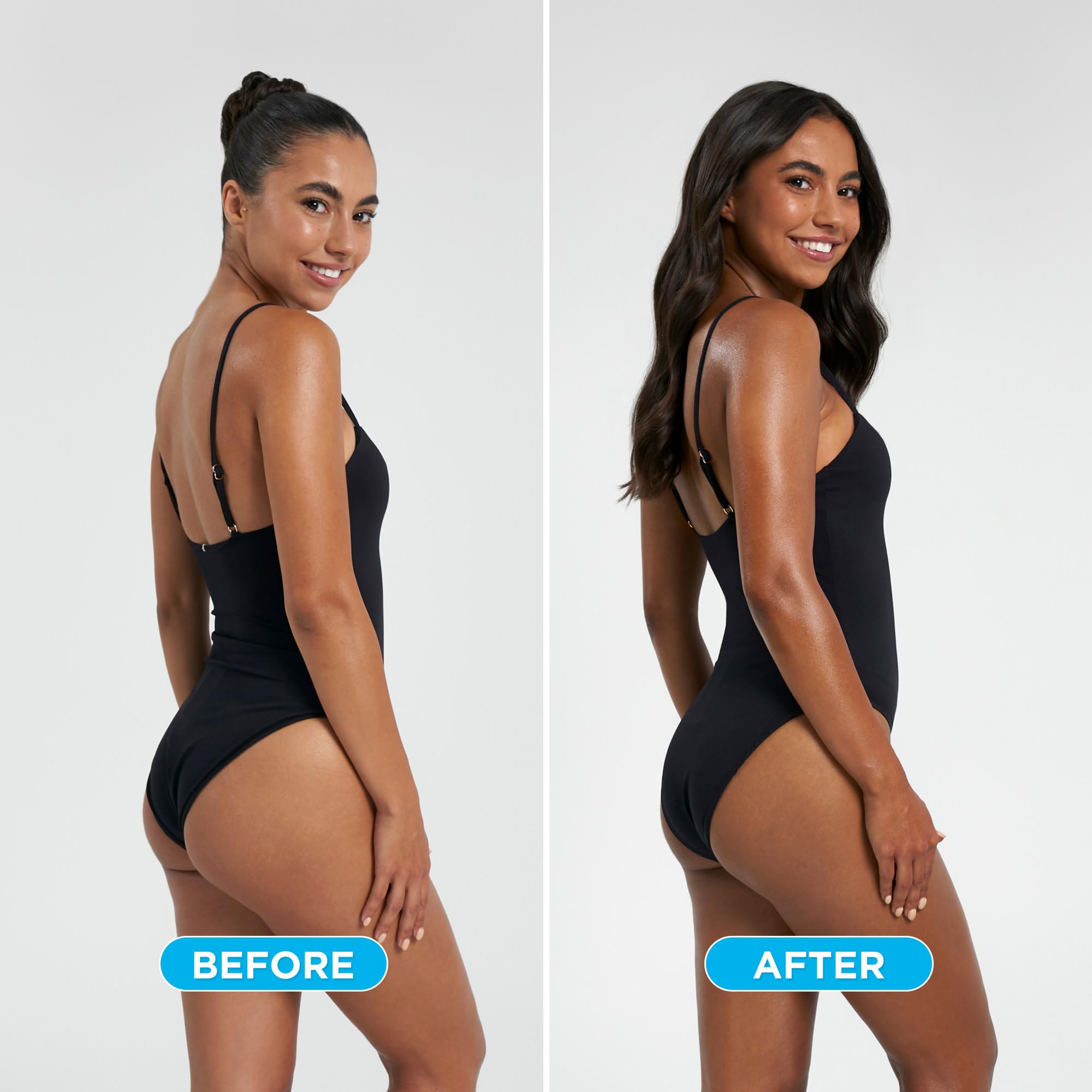 Bondi Sands 1 Hour Express Foam swatch reveals even shade without scent.