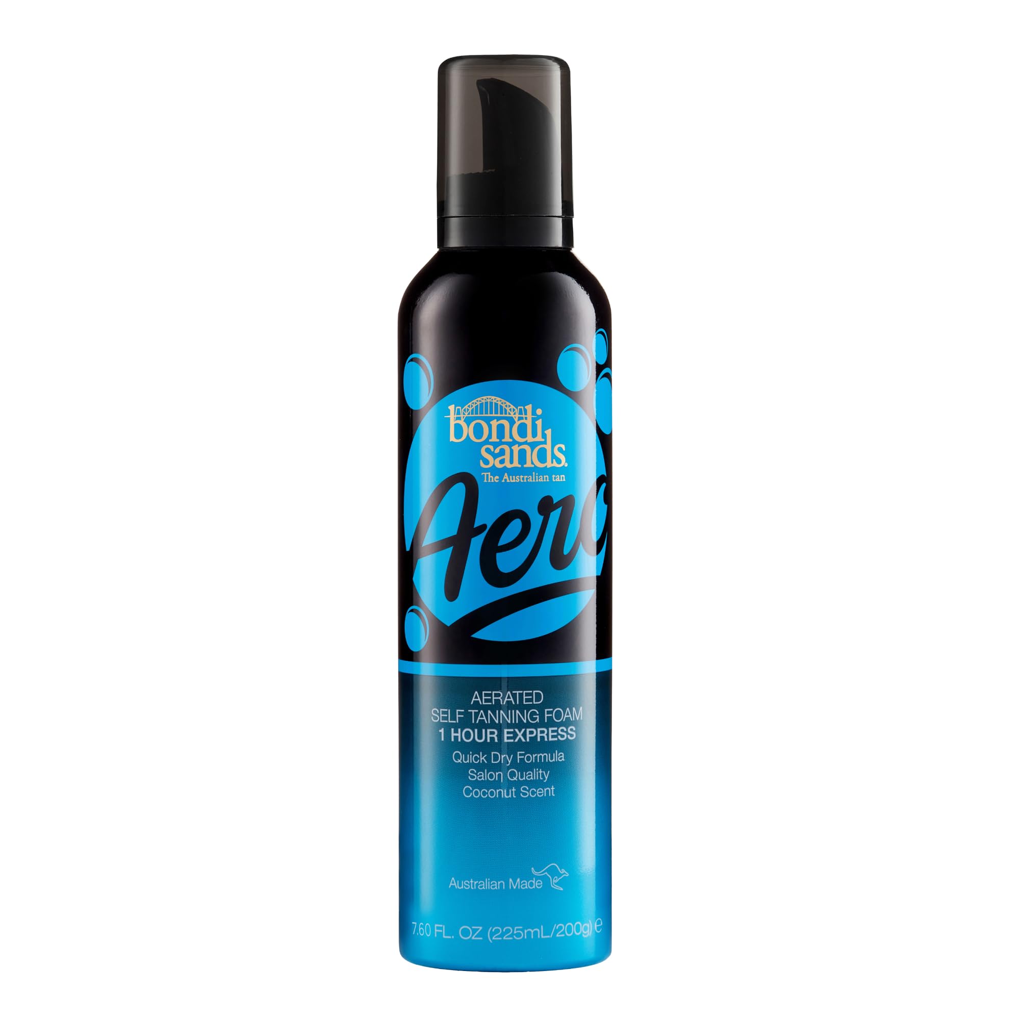 Bondi Sands Aero 1-Hour Express tan foam can for fast, even color development.