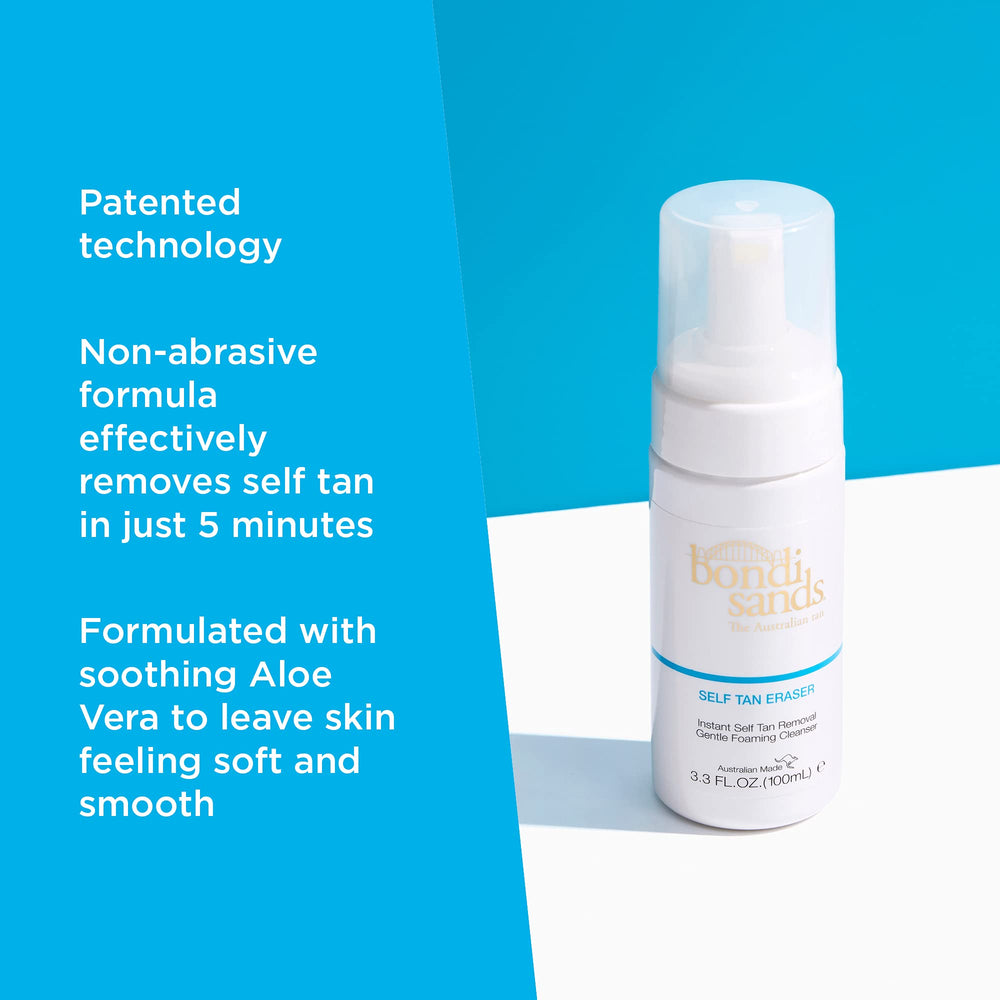Bondi Sands Aloe Vera Calma Piel: hidratación ligera mientras retira residuos de bronceado