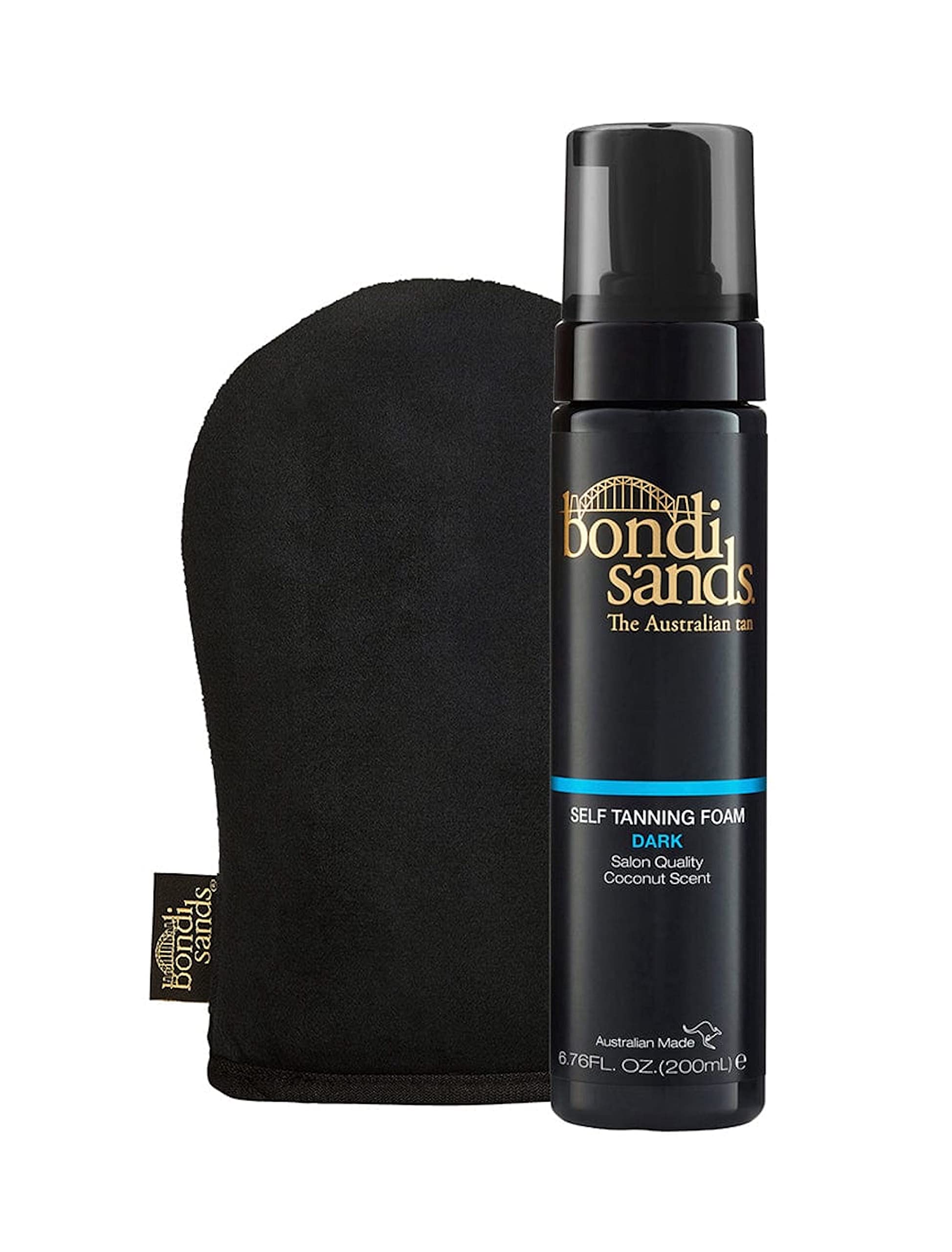 Bondi Sands Dark Self Tanning Foam bottle ready for a smooth, streak-free bronze.