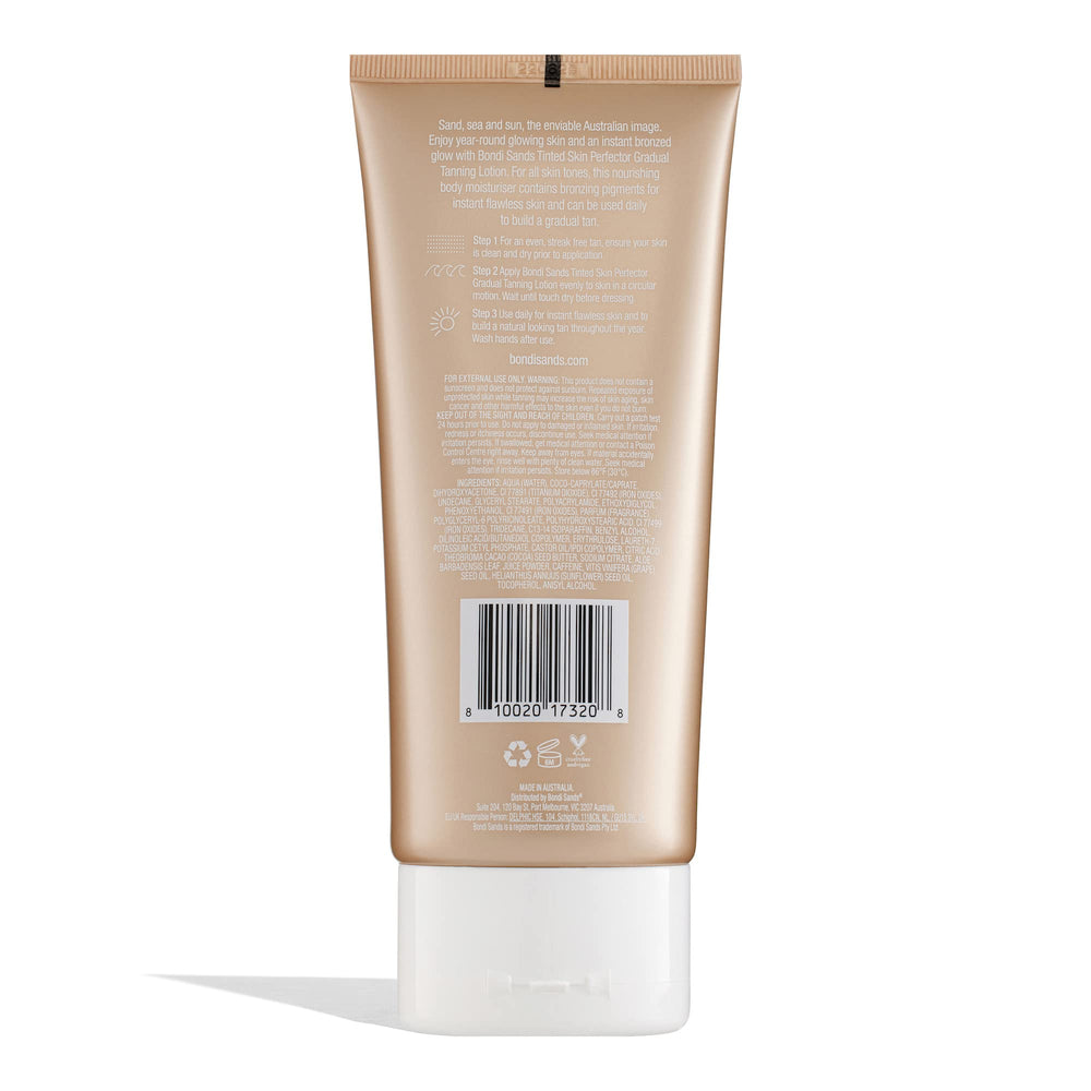 Bondi Sands Gradual Tanning Lotion, aplicación en la mano para tono uniforme