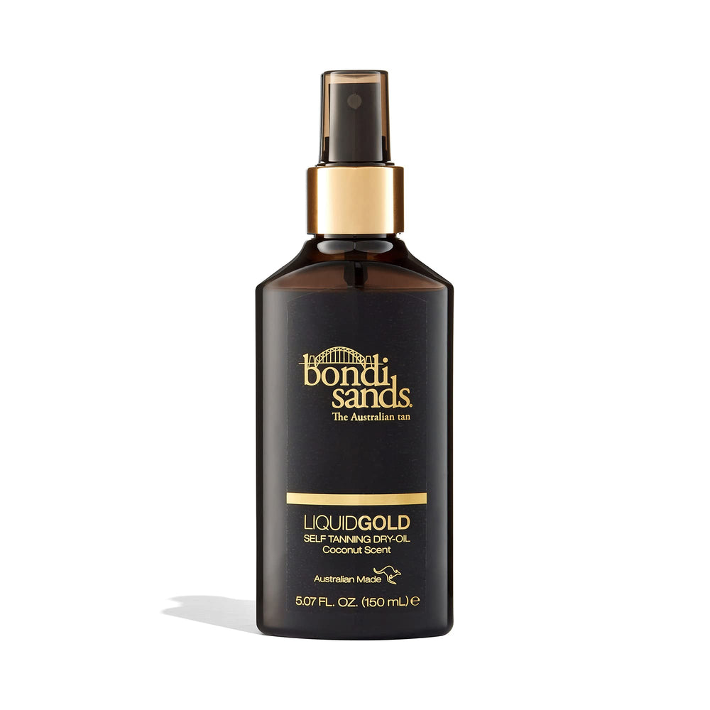 Bondi Sands Liquid Gold Dry Oil aplicación rápida deja tono dorado