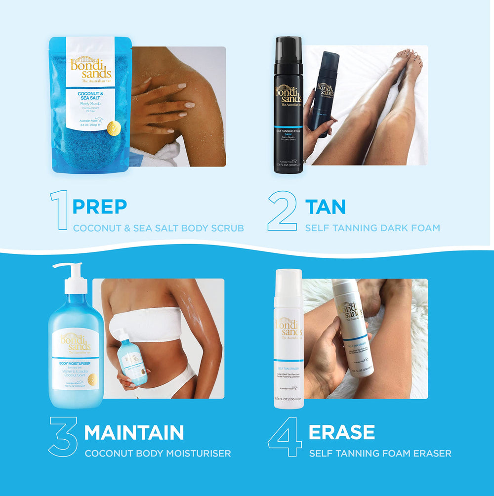 Bondi Sands PURE brillo natural y tono suave para piel radiante