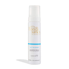 Bondi Sands Self Tan Eraser foam closeup gently removes tan and soothes skin