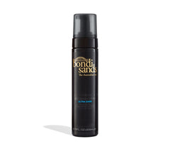 Bondi Sands Self Tanning Foam bottle shows weightless formula for even tan.