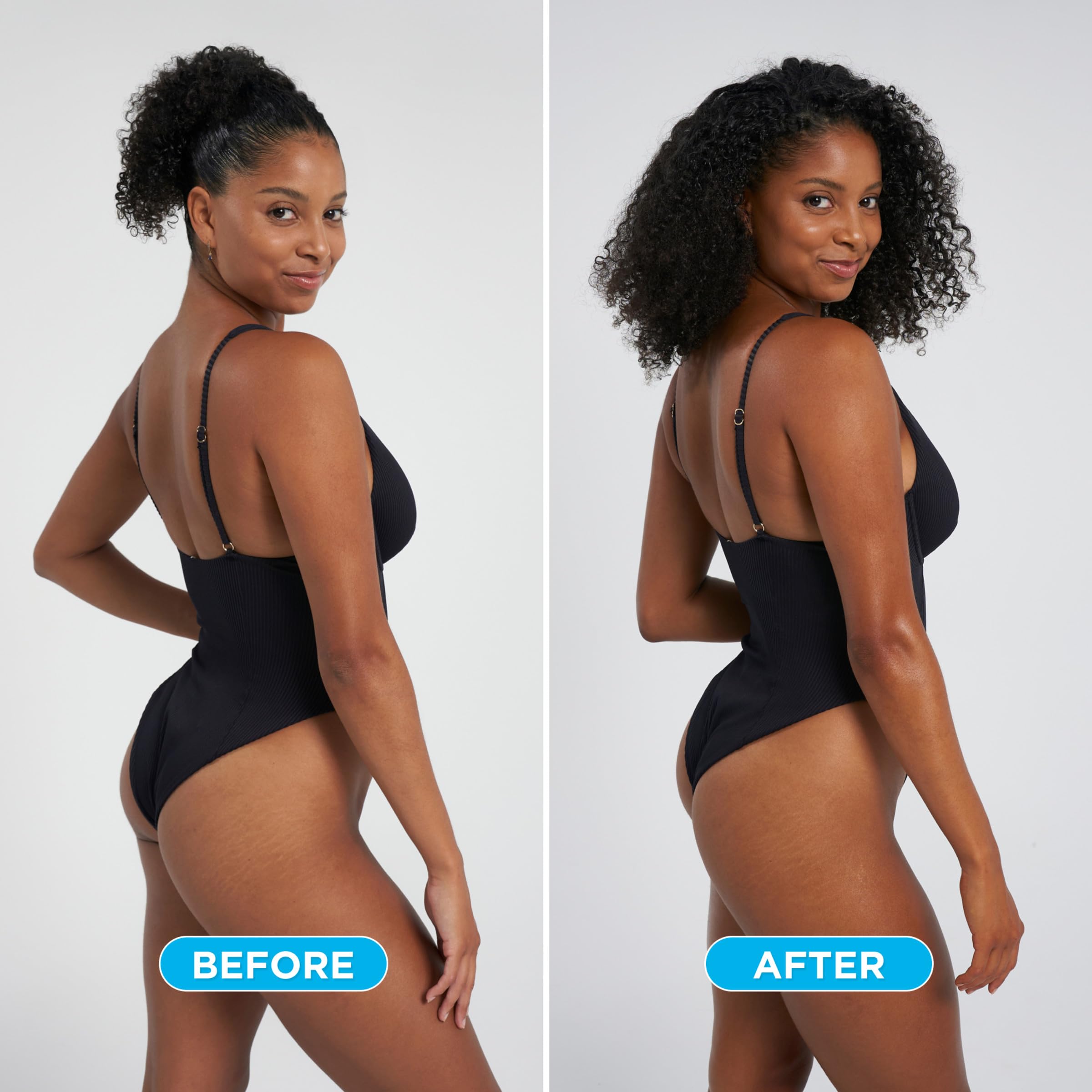 Bondi Sands Self Tanning Foam on skin for a smooth, even glow with sweeping strokes.