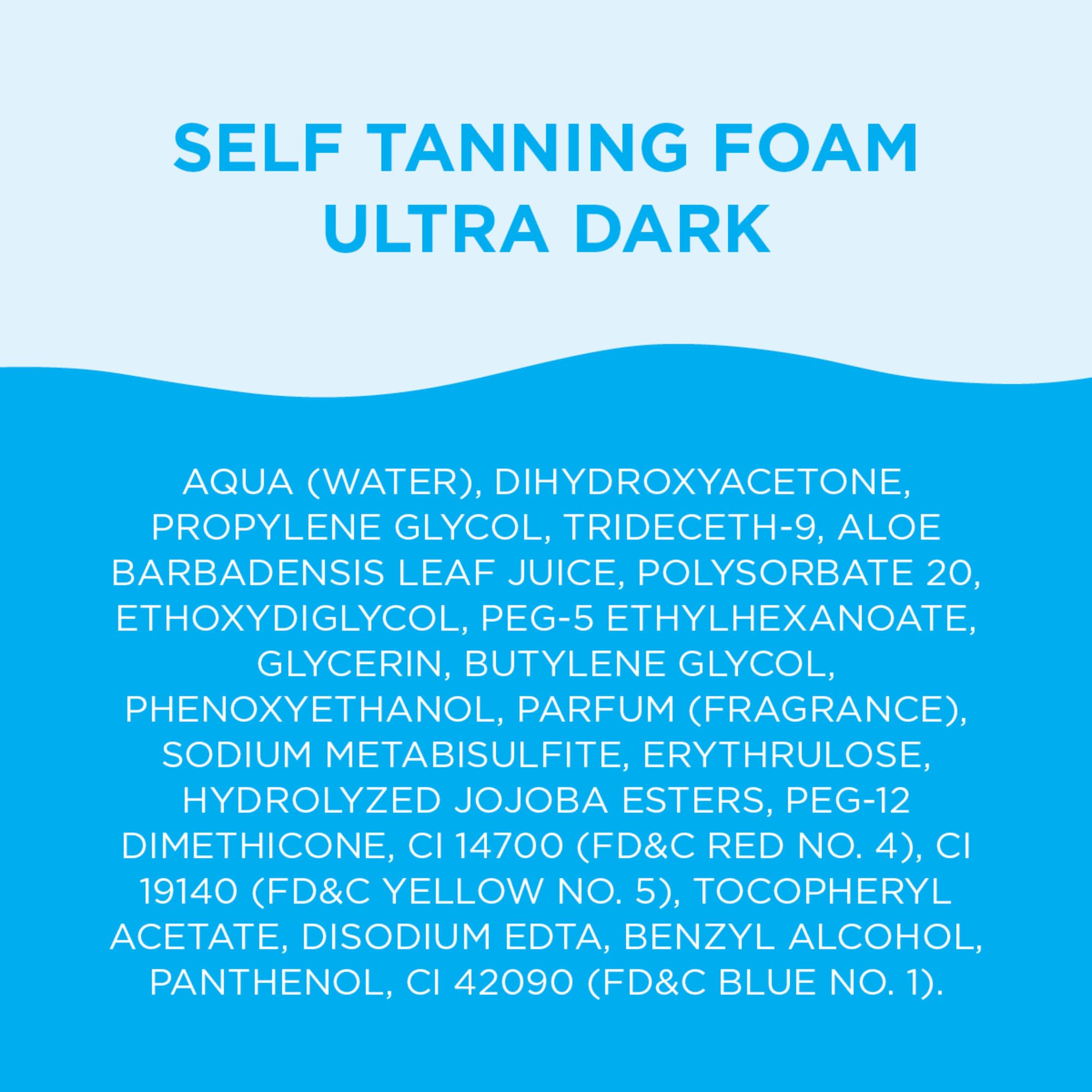 Bondi Sands Self Tanning Foam packaging highlights a travel-friendly 6.76 oz size.