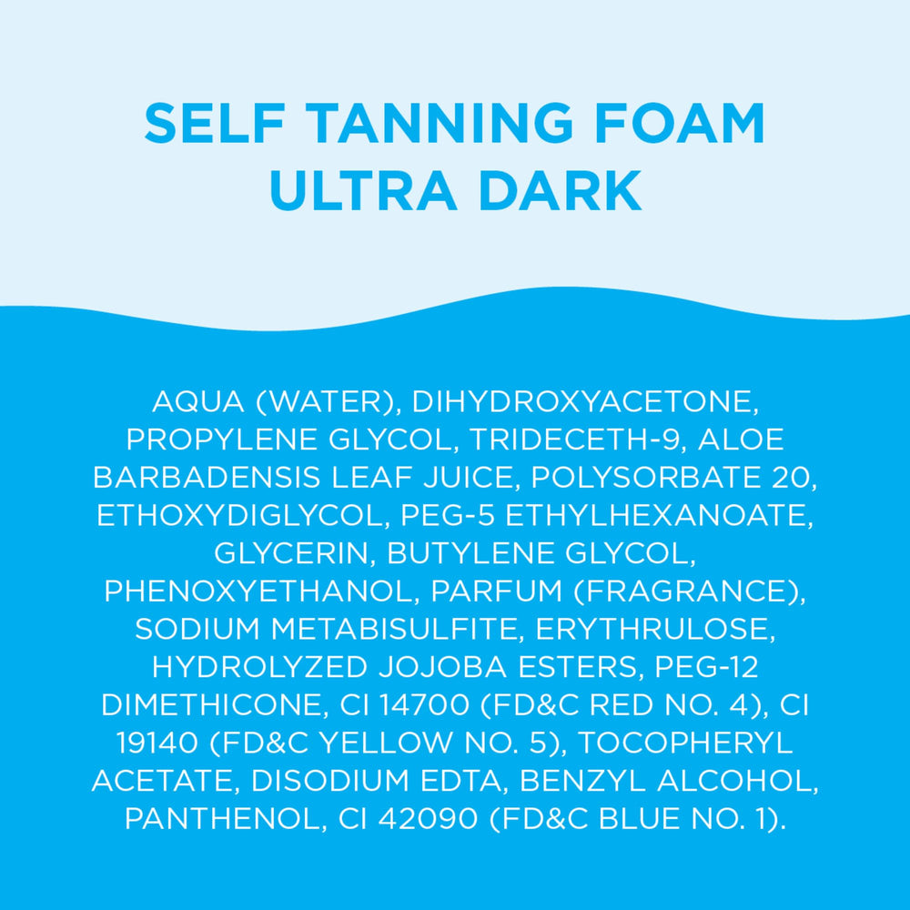Bondi Sands Self Tanning Foam packaging highlights a travel-friendly 6.76 oz size.