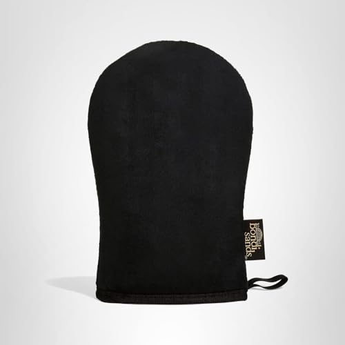 Bondi Sands Self-Tanning Mitt used with foams for even finish across skin.
