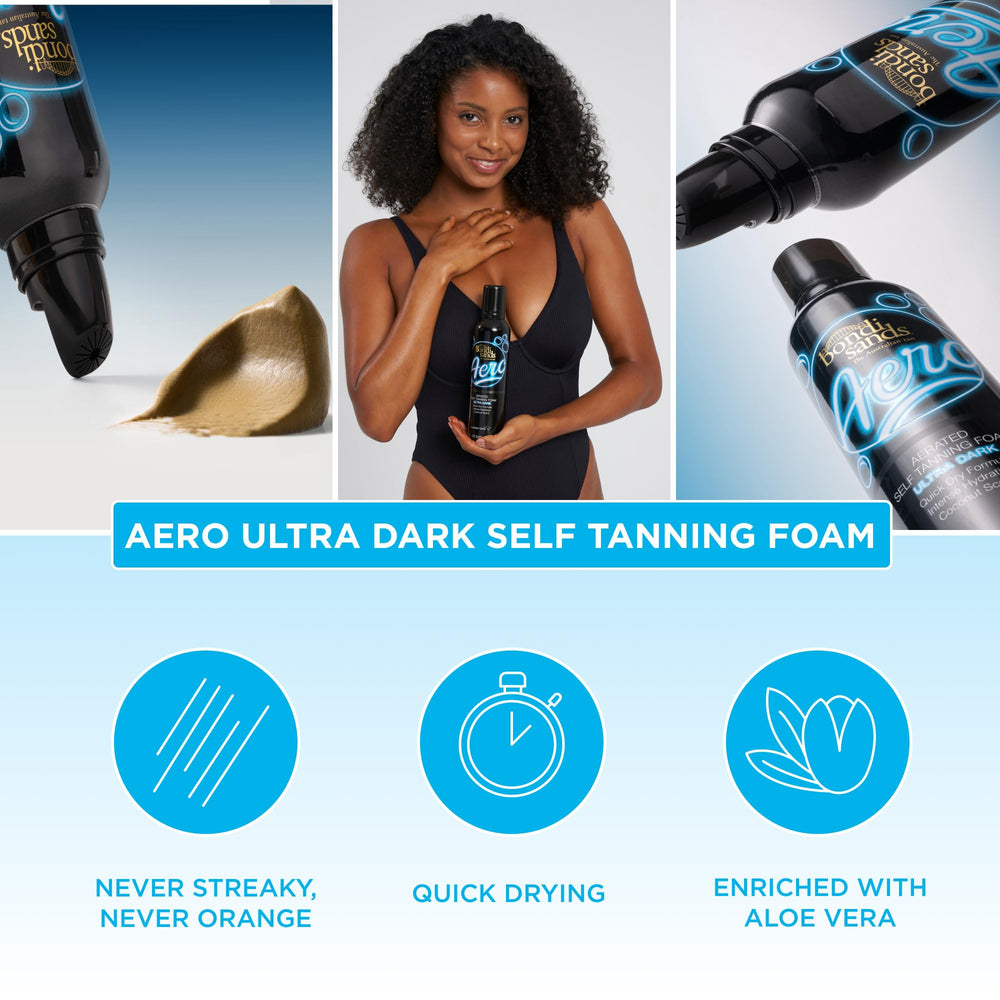 Signature Coconut Scent on Bondi Sands Aero packaging
