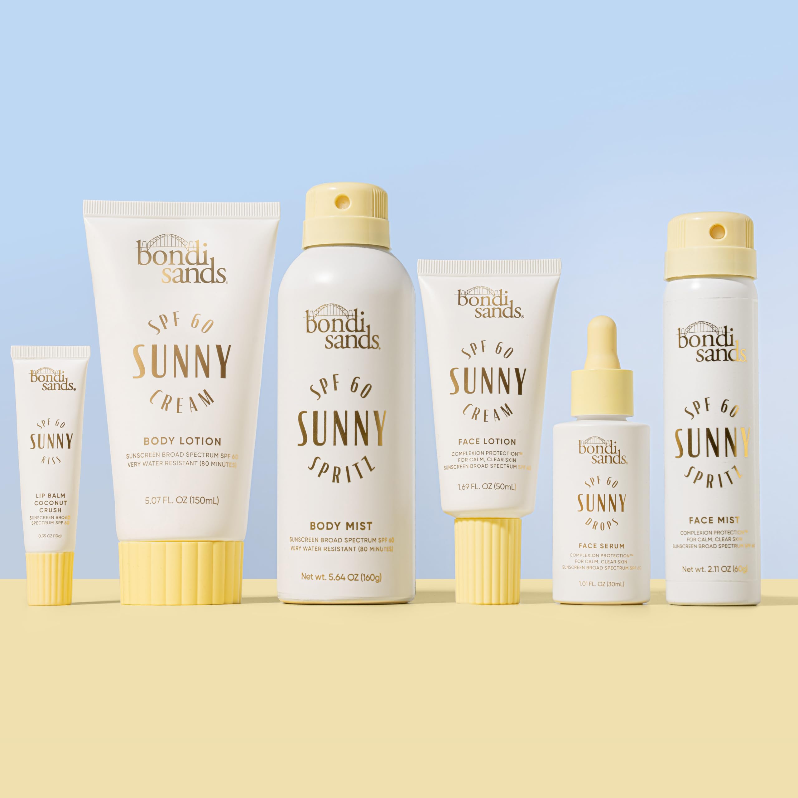 Bondi Sands Sunny Kiss SPF 60 tamaño 0,3 oz práctico para bolso.