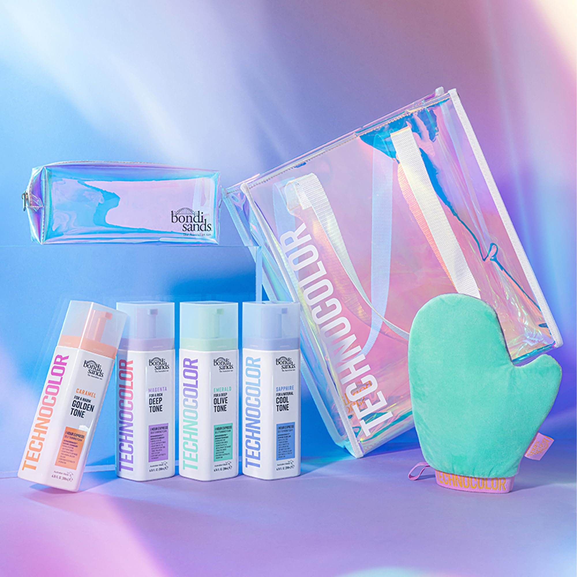 Bondi Sands Technocolor Deluxe Mitt packaging for easy purchase