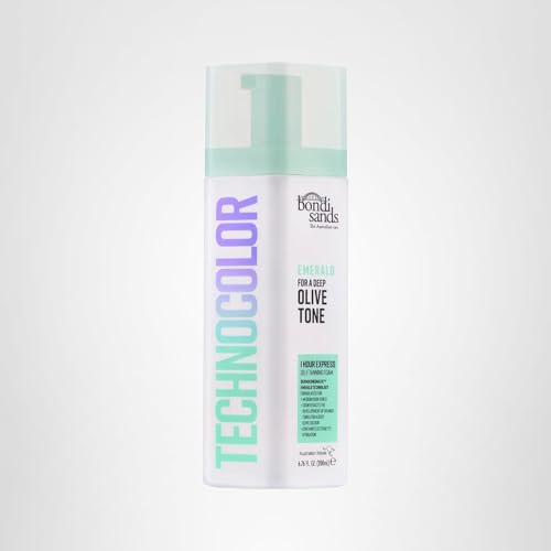 Bondi Sands Technocolor Emerald packaging and branding for easy gifting.