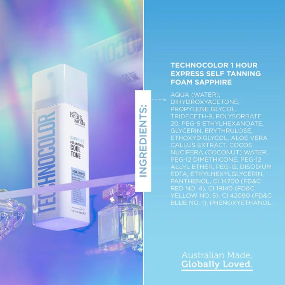 Easy-to-use self tan foam with clear color guide.