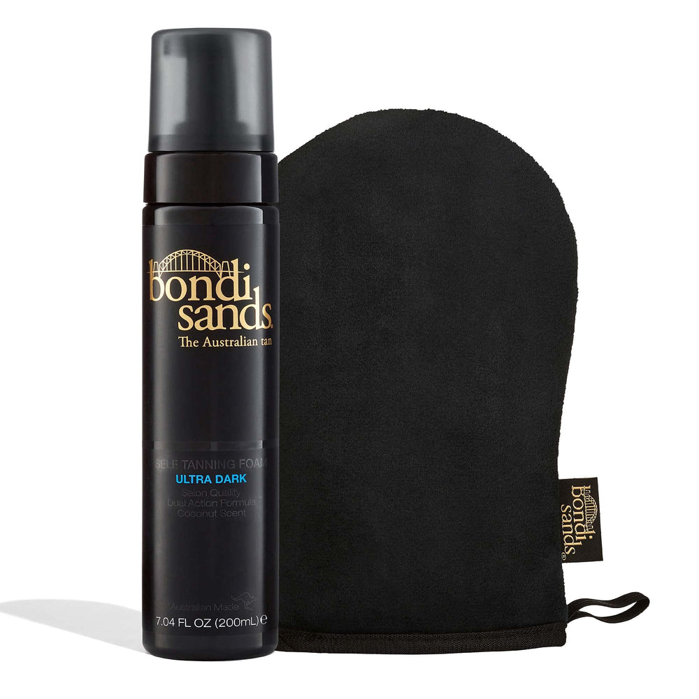 Bondi Sands Ultra Dark Foam close-up showing smooth, streak-free texture for easy application.