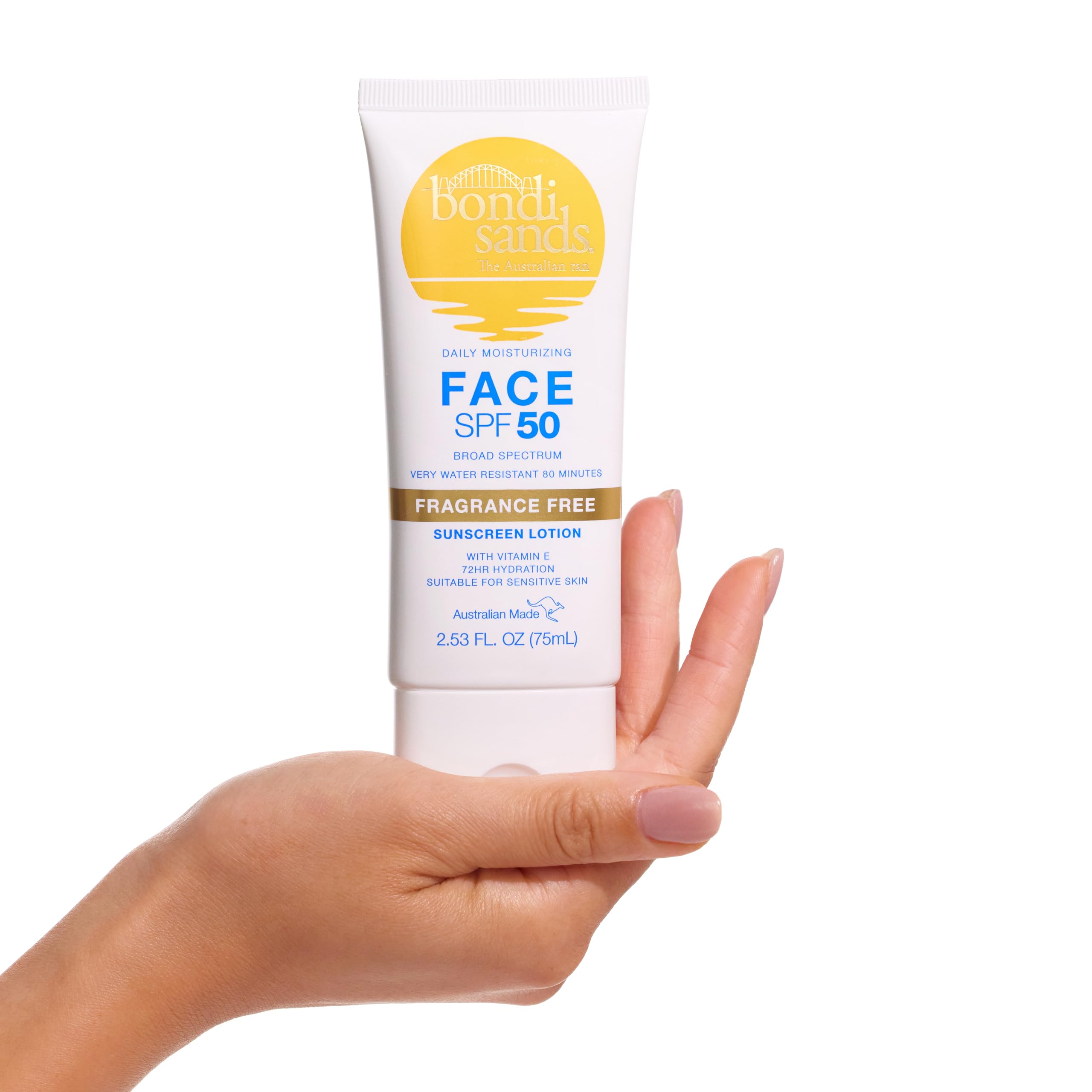 Bondi Sands uso diario como base ligera para maquillaje natural.
