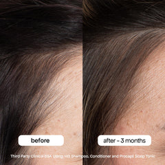 BondiBoost HG conditioner bottle supports thicker strands.