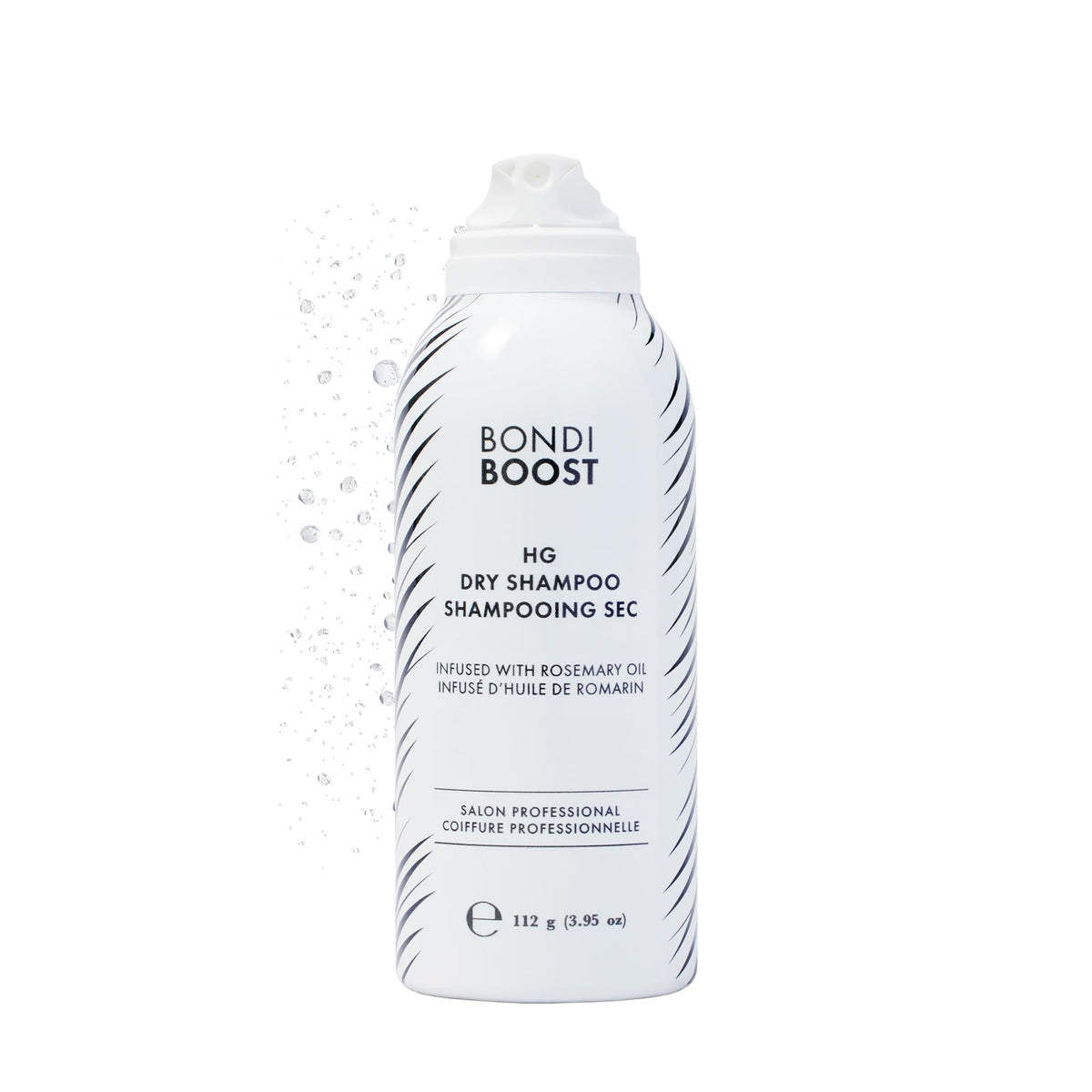 BondiBoost HG Dry Shampoo bottle front for quick refresh.