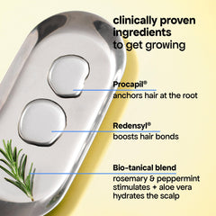 BondiBoost HG Shampoo pour bottle demonstrates easy daily application