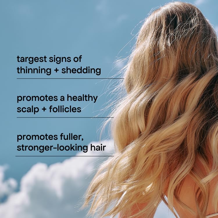 BondiBoost Procapil application on scalp demonstrates precise leave-in action for thinning hair.