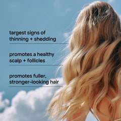 BondiBoost Procapil application on scalp demonstrates precise leave-in action for thinning hair.