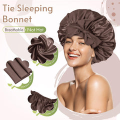 BONNET QUEEN: bonete seda sin deslizamiento con cinta de ajuste para uso seguro.